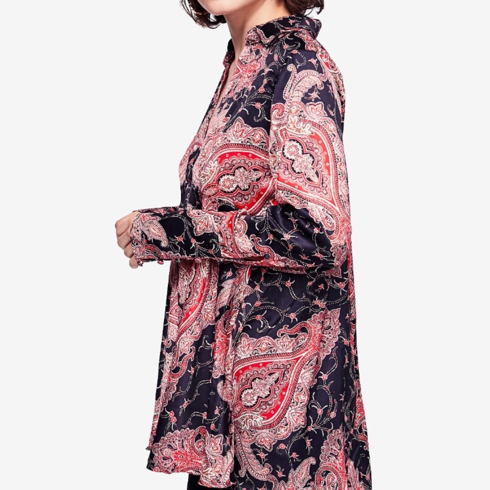 Free People Field of Butterflies High-Low Top